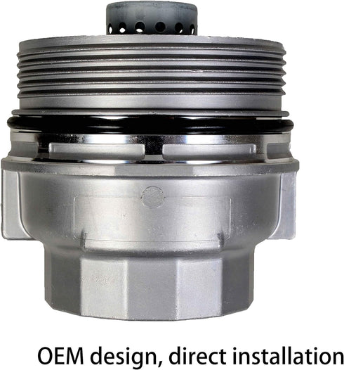 FOKES Oil Filter housing Cover,Compatible with Toyota 4Runner Avalon Camry Fj Cruiser Highlander RAV4 Sienna Tacoma Tundra Venza more. Replace 156...