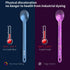OUTXE Titanium Long Handle Spork and Spoon, 8.7-Inch Soup Spoon, Camping Spork and Spoon, Eco-Friendly Coffee Spoon, Spork and Spoon Set...