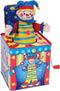 Schylling Silly Circus Jack in the Box - Classic Children's Musical Toy - Colorful Embossed Tin Box and Friendly Plush - Age 18 months and Up...