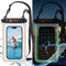 Noctilucent Water Proof Phone Pouch Waterproof Phone case phone dry bag dry beach pouch for iPhone 15 14 13 12 Pro Max XS Samsung swim snorkel kay...