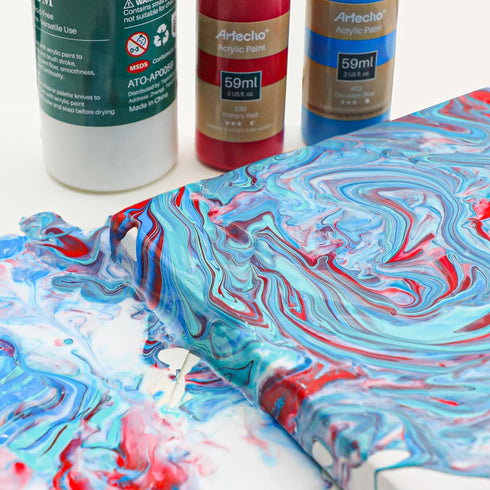 Artecho Pouring Effects Medium 8oz / 236ml, Acrylic Medium for Acrylic Paint, Premium Acrylic Paint Thinner...