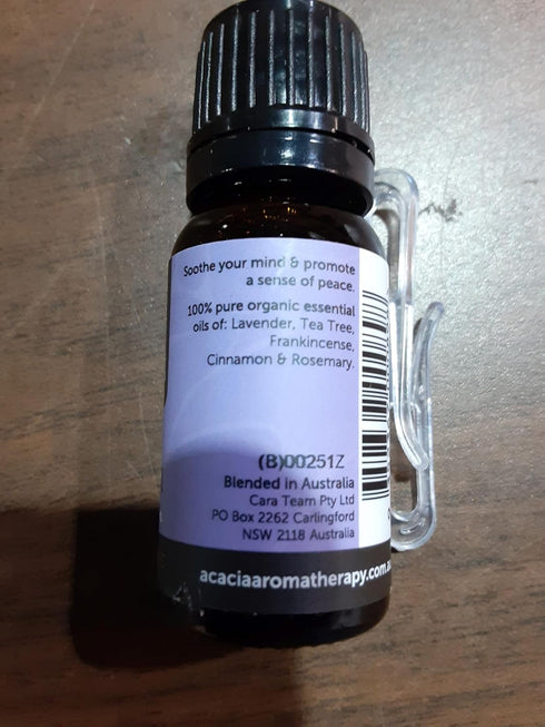 Vegan Essential Oils - Organic Blend - 100% Pure Lavender, Tea Tree, Frankincense, Rosemary and Cinnamon - 10ml...