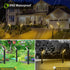 Solar Pathway Lights Outdoor, Aluminum Solar Yard Outdoor Lights with 3 Lighting Modes, Solar Garden Lights Outdoor Waterproof, Solar Landscape Pa...