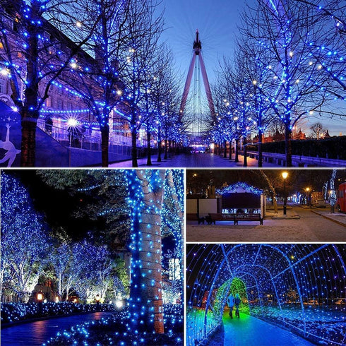 FULLBELL Decorative String lights 72.2 Feet 200 LED Fairy Lights 5V USB Powered Supply with Multi Lighting Modes Controller for Chirstmas Tree, Bi...
