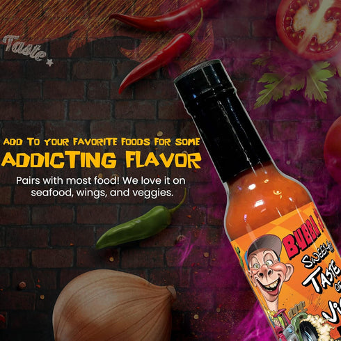 Jeff Dunham - Bubba J's Mango Habanero Hot Sauce | Perfect Blend of Sweet and Heat for Bold and Adventurous Tastes (Mild, 5 fl oz)...