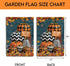 V VIBEPY All Over Printed Fall Double Sided Garden Flags, 12x18" Garden Flag, Fall Leaves Pumpkin Flag, Welcome Fall Flag for Patio Decor, Autumn ...