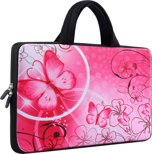 icolor 14 15 15.4 15.6 inch Laptop Handle bag Computer Protect Case Pouch Holder Notebook Sleeve Neoprene Cover Soft Carring Travel Case for Dell ...