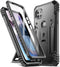 Poetic Revolution Series Case for Motorola Moto One 5G Ace (2021), Full-Body Rugged Dual-Layer Shockproof Protective Cover with Kickstand and Buil...