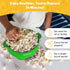 The POPCO Silicone Popcorn Popper - Collapsible Microwave Popcorn Maker - Air Popper Pop Corn Bowl with Handles and Lid - Dishwasher Safe - Large ...