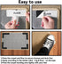 Rug Carpet Non Slip Grippers, Reusable and Washable Double Sided Carpet Tape Pads, Strong Adhesive Grippers for Area Rugs, Keep Corners Flat, No D...