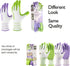 COOLJOB Gardening Gloves Best Gift for Women Ladies, 6 Pairs Breathable Rubber Coated Yard Garden Gloves, Outdoor Protective Work Gloves with Grip...