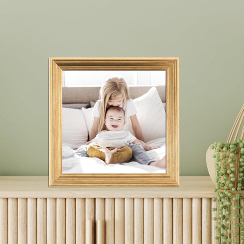 Lawrence Frames 8x8 Sutter Burnished Gold Picture Frame...