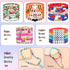 4500pcs Blue Clay Beads Kit for Bracelet Making Including 6mm Flat Polymer Clay Heishi Beads and Gold Bead Pearls Spacers Letter Beads for Jewelry...