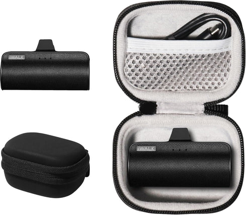alltravel Case for iWALK Mini Portable Charger for iPhone and Androi 3350mAh, 4300mAh, 4500mAh, 4800mAh (Black)...