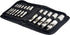 SE Heavy-Duty 12-Piece Hollow Leather Punch Set - High Carbon Steel, Machined Grip, 1/8" to 3/4" Sizes - Includes Zipper Pouch for Gasket, Leather...