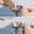 3pcs Small Kitchen Funnels for Filling Bottles, Food Grade Metal Funnels for Kitchen Use, Stainless Steel Funnel for Essential Oil Spices Liquid...