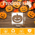 50 PCS Small Halloween Stencils Reusable, 3x3 Inch Halloween Stencils for Painting on Wood DIY Crafts Ornaments Wood Halloween Decoration (50pcs 3...