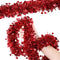 Boao 66 Feet Valentine's Day Tinsel Garland Decoration Red Heart Tinsel Garland Shiny Hanging Metallic Ornaments for Valentine's Day Wedding Decor...