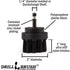 Cleaning Supplies BBQ Grill Brush - Cordless Drill Spin Brush Grill Cleaner - Rust Remover - Household Cleaning Tool for Backyard Accessories - In...