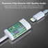 USB C to Lightning Audio Adapter, USB Type C Male to Lightning Female Earphone Converter Compatible with iPhone 15/15Pro, iPad Pro, Galaxy S23/S22...