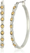 Lucky Brand Two-Tone 1-3/4" Hoop Earrings...