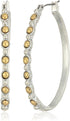 Lucky Brand Two-Tone 1-3/4" Hoop Earrings...