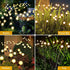 2 Pack Solar Garden Lights, 10 LED Solar Firefly Light Outdoor Waterproof, 8 Modes Solar Outdoor Lights, Swaying Solar Garden lights for Landscape...