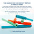 Baby Teething Tubes - Made in The USA Baby Teething Toys - Soft & Durable Infant Toys and Toddler Silicone Teether - 7 Inches, Pink - Baby Must Ha...