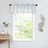 FMFUNCTEX Tree Print Semi Sheer Valance Curtain for Windows 15 Inch Length Branch Patterned Kitchen Valance for Bathroom Rod Pocket Window Treatme...