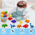 Alphabet Matching Dinosaur Toys,13 Dinos - 26 Letters,Preschool Activities Montessori Fine Motor Toys,Gifts for 18 Months 2 3 4 Year Old Boys Girl...