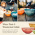 Melamine Bowls with Lids - 4 BPA Free Nesting Bowls with (New and Imporved) Lids Set for Indoor & Outdoor Dining - Sturdy, Lightweight, & Top Shel...