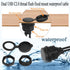 QIANRENON 2 USB C Threaded Flush Mount Waterproof Cable Dual USB C 2.0 Male to Female Car Dash Mount Extension Cable for Car Boat Truck Yacht Moto...