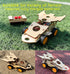 2 in 1 Science Experiment Kits for Kids,STEM Projects DIY Building Remote Control Solar Car Model Kit,3D Puzzles Wooden Motor Set,Assemble Gift To...