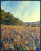 Posterizer 1 pcs-oil painting style-vibrant field with flowers-classics inspired 3-Landscape & Nature Art-Vintage Art-Gift for Art Lovers- unframe...