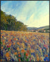 Posterizer 1 pcs-oil painting style-vibrant field with flowers-classics inspired 3-Landscape & Nature Art-Vintage Art-Gift for Art Lovers- unframe...