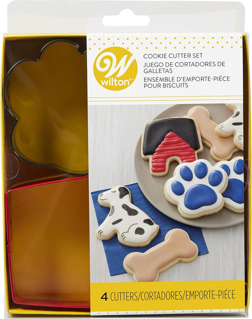 Wilton Metal Cookie Cutter Set, Pet Theme, 4-Pack...