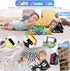 2 Pcs Tummy Time Toys Baby Mirror Newborn Toys 0-3 Brain Development, Tummy Time Mirror Baby Toys 6-12 Months High Contrast Montessori Infant Toys...