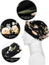3 Pieces Women Turban Head Wrap Pre-Tied Bonnet Beanie Hat Sleeping Cap Headwrap...