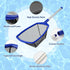 Pool Hot Tub Skimmer Spa Net - Pool Skimmer Net with Aluminum Pole, 26.4'', Ultra Fine Mesh Net Skimmer Rake, Swimming Pool Hand Leaf Skimmer Net,...