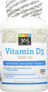 365 Everyday Value, Vitamin D3 1000 IU, Capsule, 250 ct...