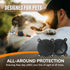 Waterproof Airtag Dog Collar Holder - Fits Up to 1 Inch Collar and Harness, Dustproof, Ultra-Durable, Easy Installation, Damage-Free Design, Black...
