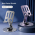 Newest 360° Rotatable Dual Folding Cell Phone Stand for Desk, Fully Adjustable Foldable Desktop Phone Holder Cradle Dock Compatible with Phone 15 ...