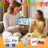 Learning Toys for 3 4 5 Years Old Kids - 116Pcs Short Vowel Letters Sorting Spelling Reading Toy Set with Double-Sided Flash Cards, Preschool Kind...