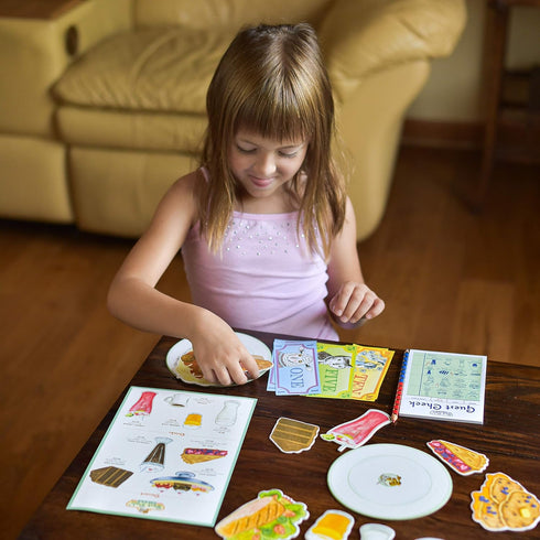 eeBoo: Best Pals' Diner Pretend Play Set, Allows for Creativity, and Imagination, Props for Make Believe, Perfect for Ages 3 and up...