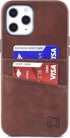 Dockem Wallet Case for iPhone 12 Pro Max: Built-in Metal Plate for Magnetic Mounting & 2 Credit Card Holders: 6.7" Exec M2, Smooth Synthetic Leath...