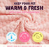 Microfiber Dog and Cat Towel Set – Quick-Dry, Soft Bath and Grooming Towels for Pets, Includes 2 Different Sized Towels – Cloud Pet Towels...