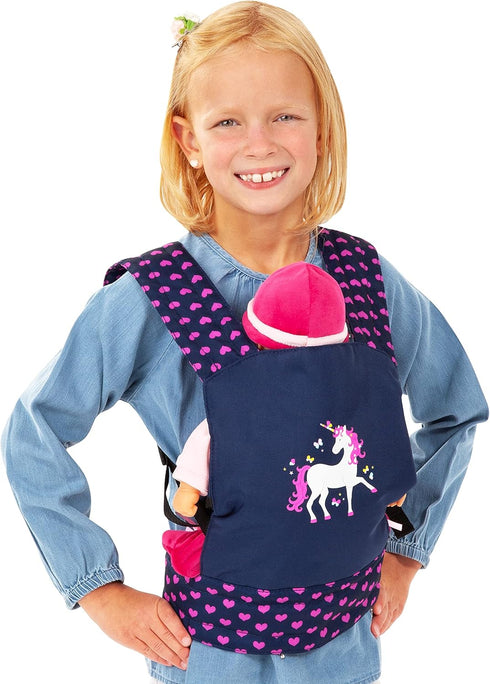 Bayer Deluxe Doll Carrier, Blue with Unicorn...