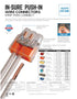 IDEAL Electrical 30-1032P in-Sure Push-in 2 Port Wire Connector, Red, (100/Bag)...
