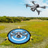 Drone Landing Pad, 21.6'' Waterproof Universal Quadcopter Landing Pads Fast-fold Double Sided for DJI Mini 4/3 Pro,Air 2S,Mavic Air 2,Mavic 2 Pro,...