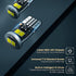 Marsauto 194 LED Bulbs T10 168 192 2825 W5W Replacement Bulbs for Interior Dome Map License Plate Lights Door Courtesy Trunk Lamp 480LM 6000K Xeno...